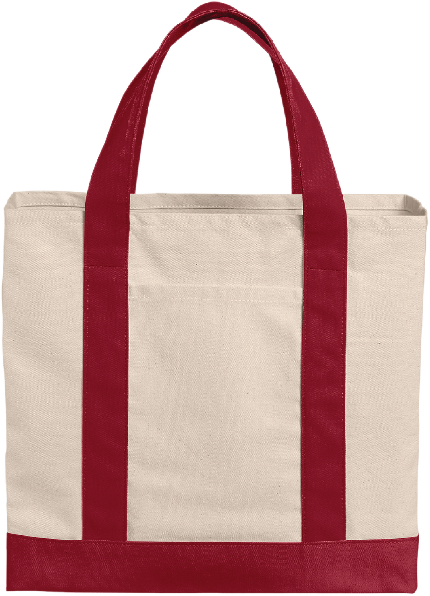 Port Authority Cotton Canvas Two-Tone Tote