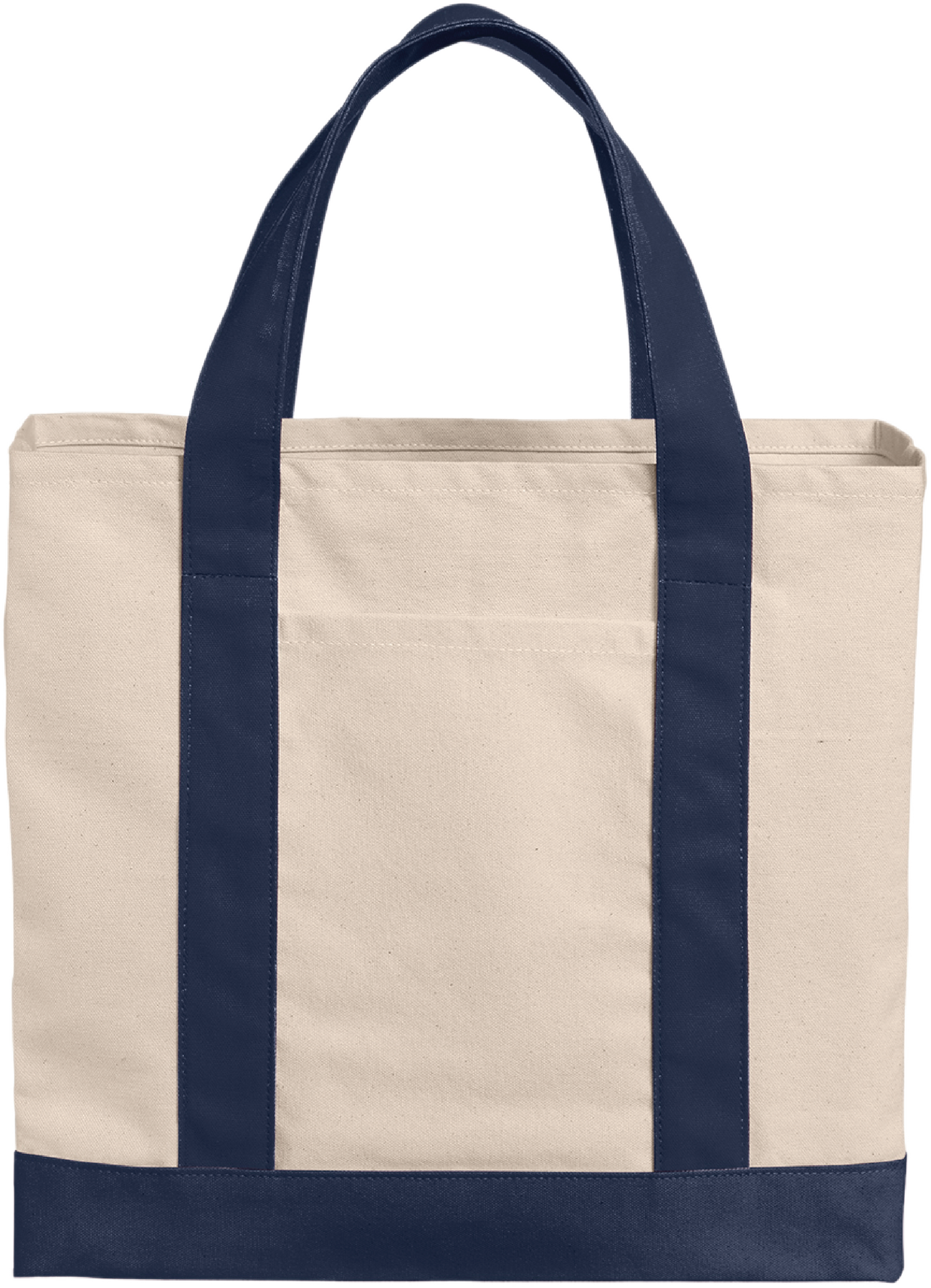 Port Authority Cotton Canvas Two-Tone Tote