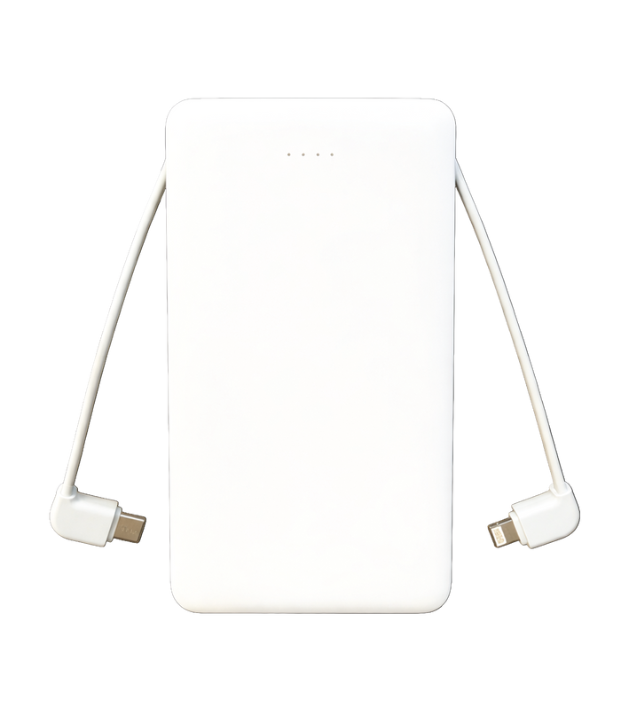 10,000 MaH Power Bank with Built in Cables