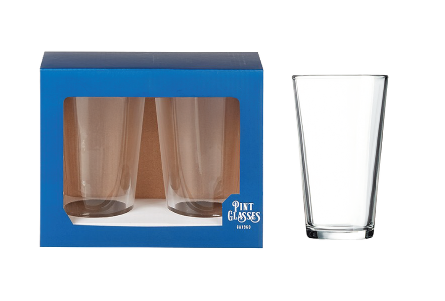 16oz Pint Glass - Set of 2