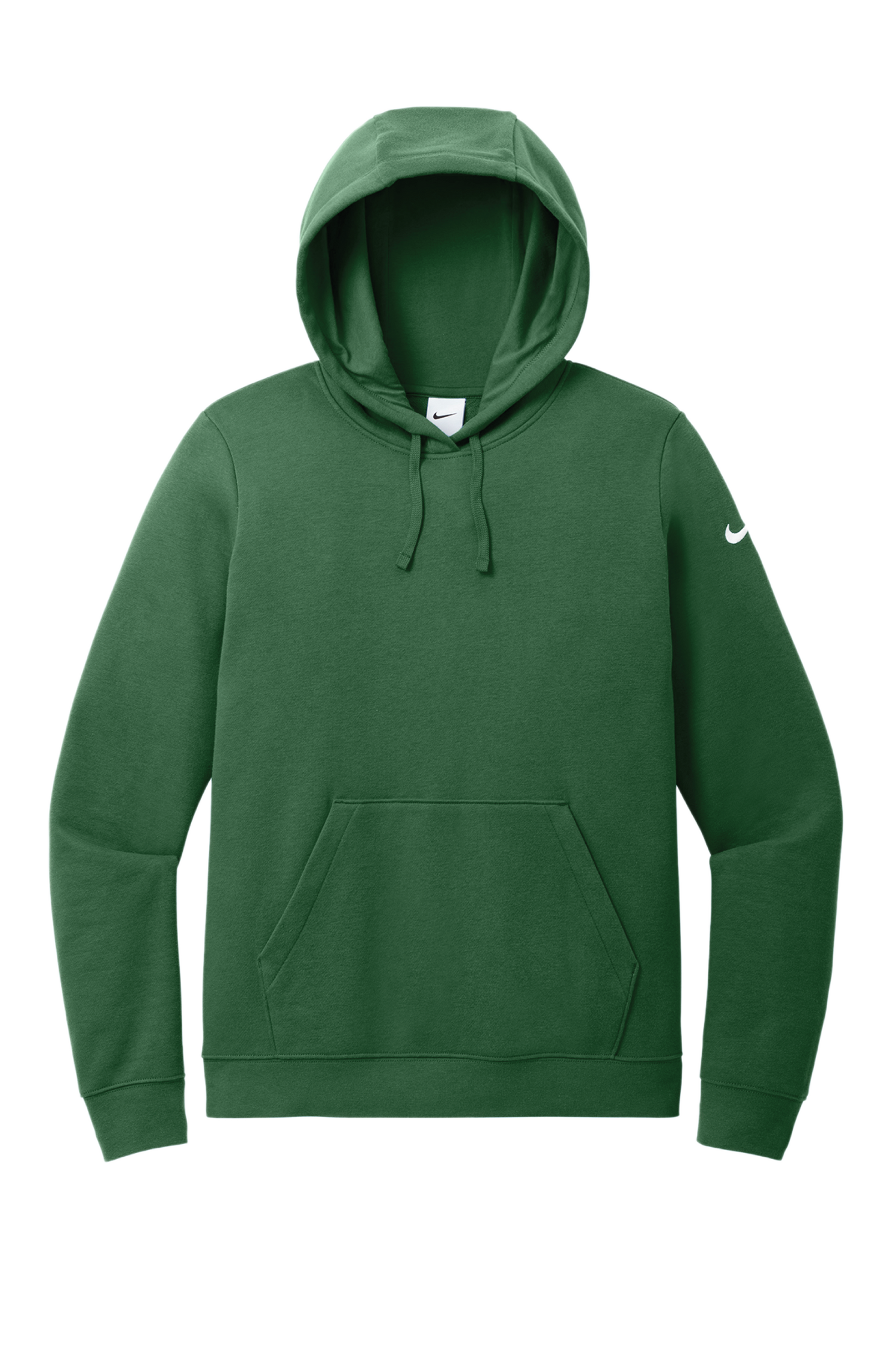 Nike Ladies Club Fleece Sleeve Swoosh Pullover Hoodie