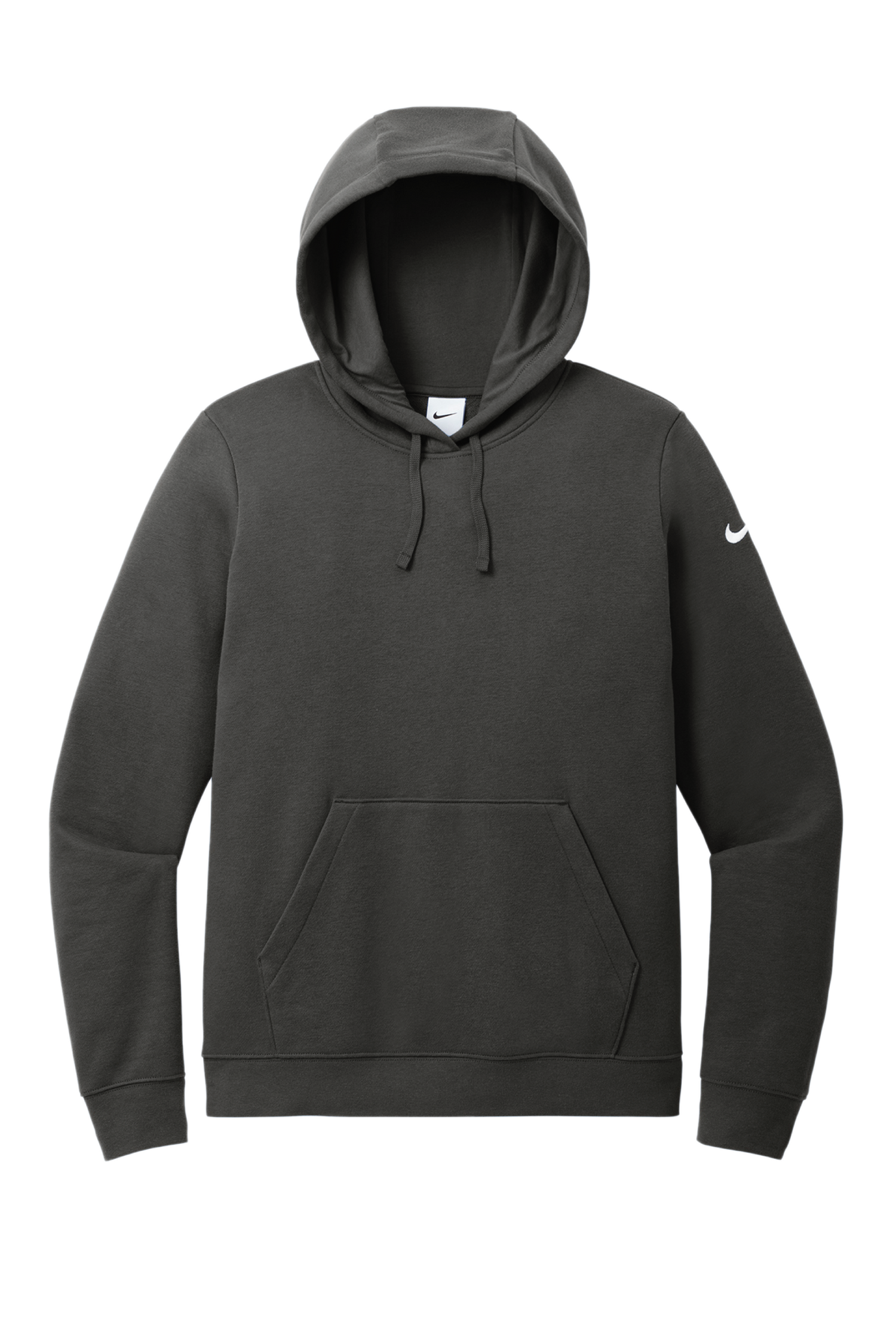 Nike Ladies Club Fleece Sleeve Swoosh Pullover Hoodie