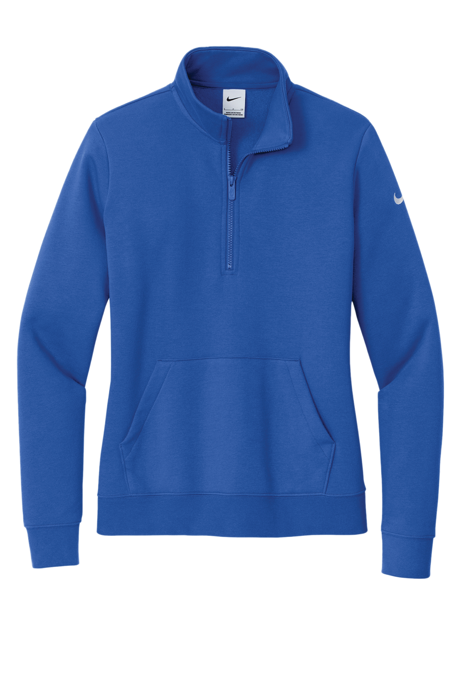 Nike Ladies Club Fleece Sleeve Swoosh 1/2-Zip