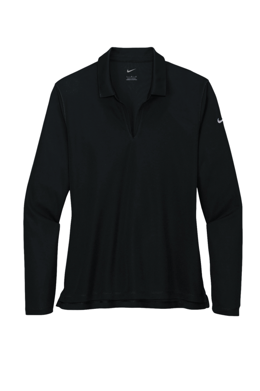 Nike Ladies Dri-FIT Micro Pique 2.0 Long Sleeve Polo