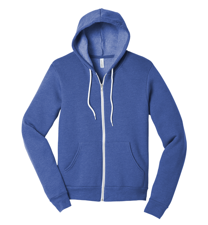 BELLA+CANVAS Sponge Fleece Full-Zip Hoodie
