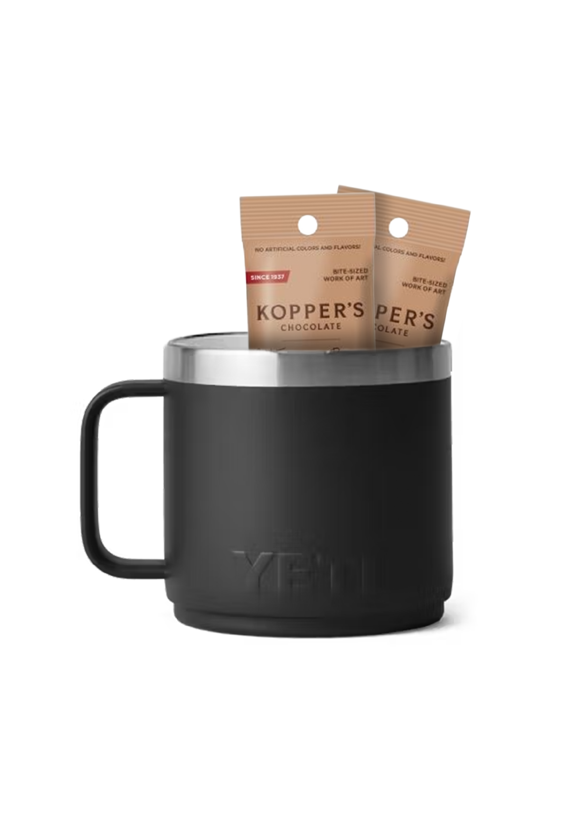 14oz Yeti Mug with Espresso Beans
