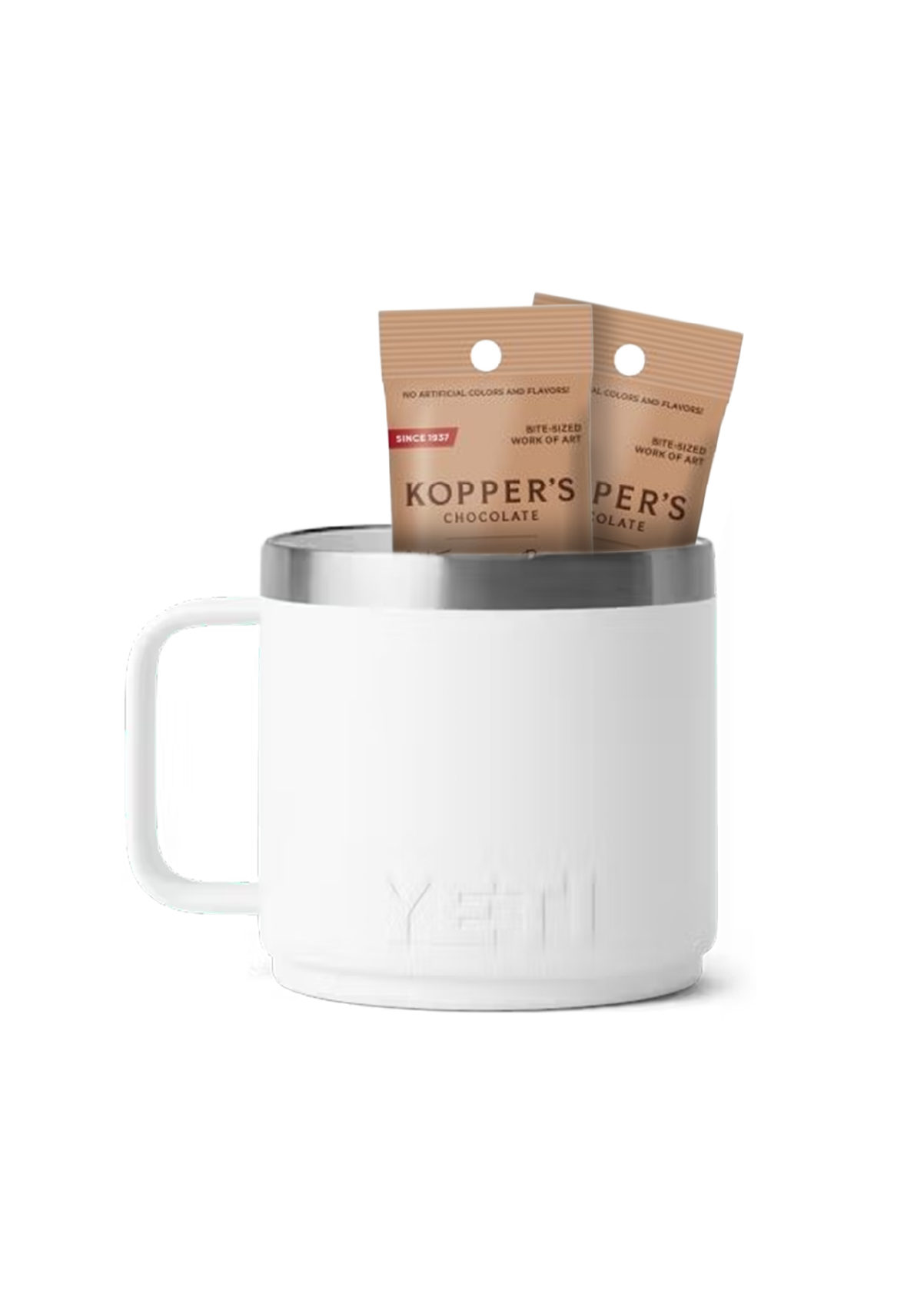 14oz Yeti Mug with Espresso Beans