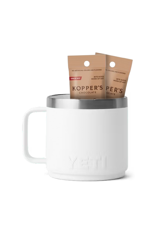 14oz Yeti Mug with Espresso Beans
