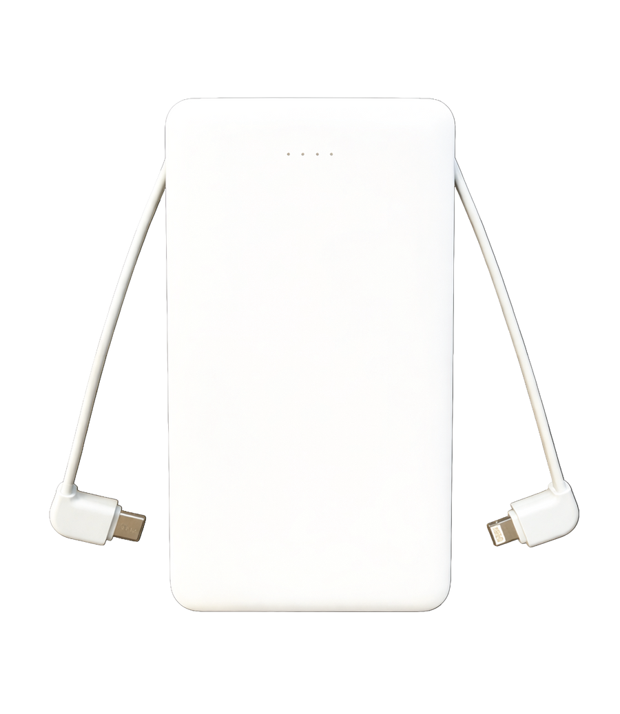 10,000 MaH Power Bank with Built in Cables