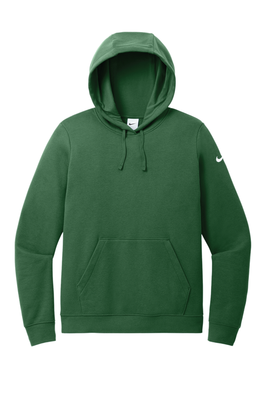 Nike Ladies Club Fleece Sleeve Swoosh Pullover Hoodie