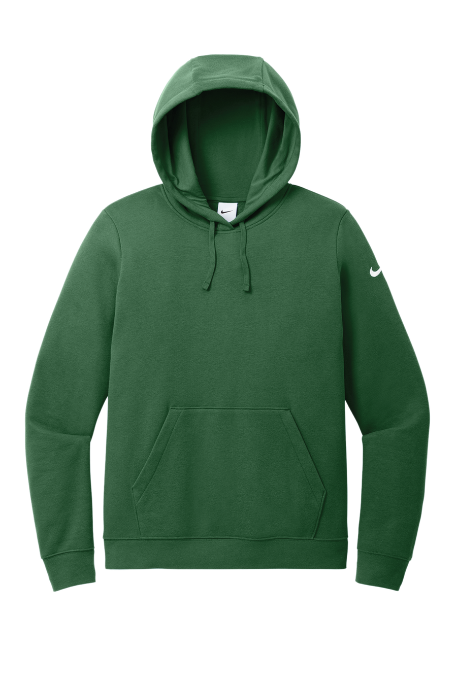 Nike Ladies Club Fleece Sleeve Swoosh Pullover Hoodie