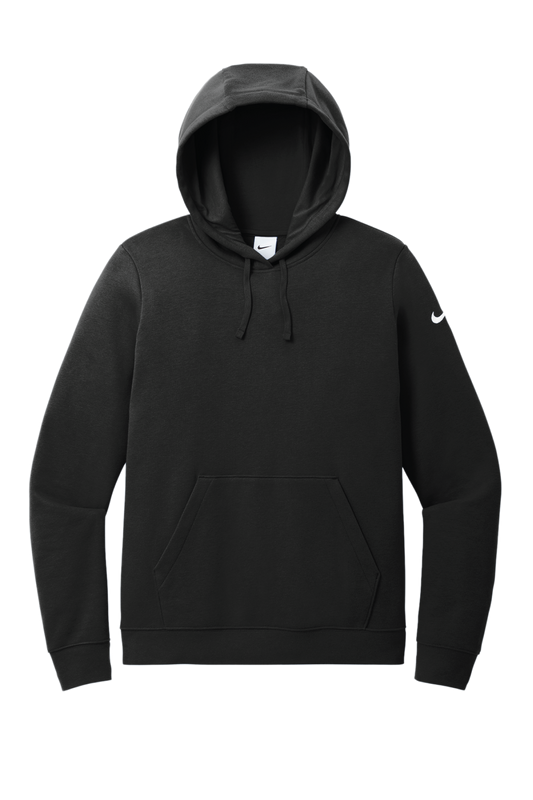 Nike Ladies Club Fleece Sleeve Swoosh Pullover Hoodie