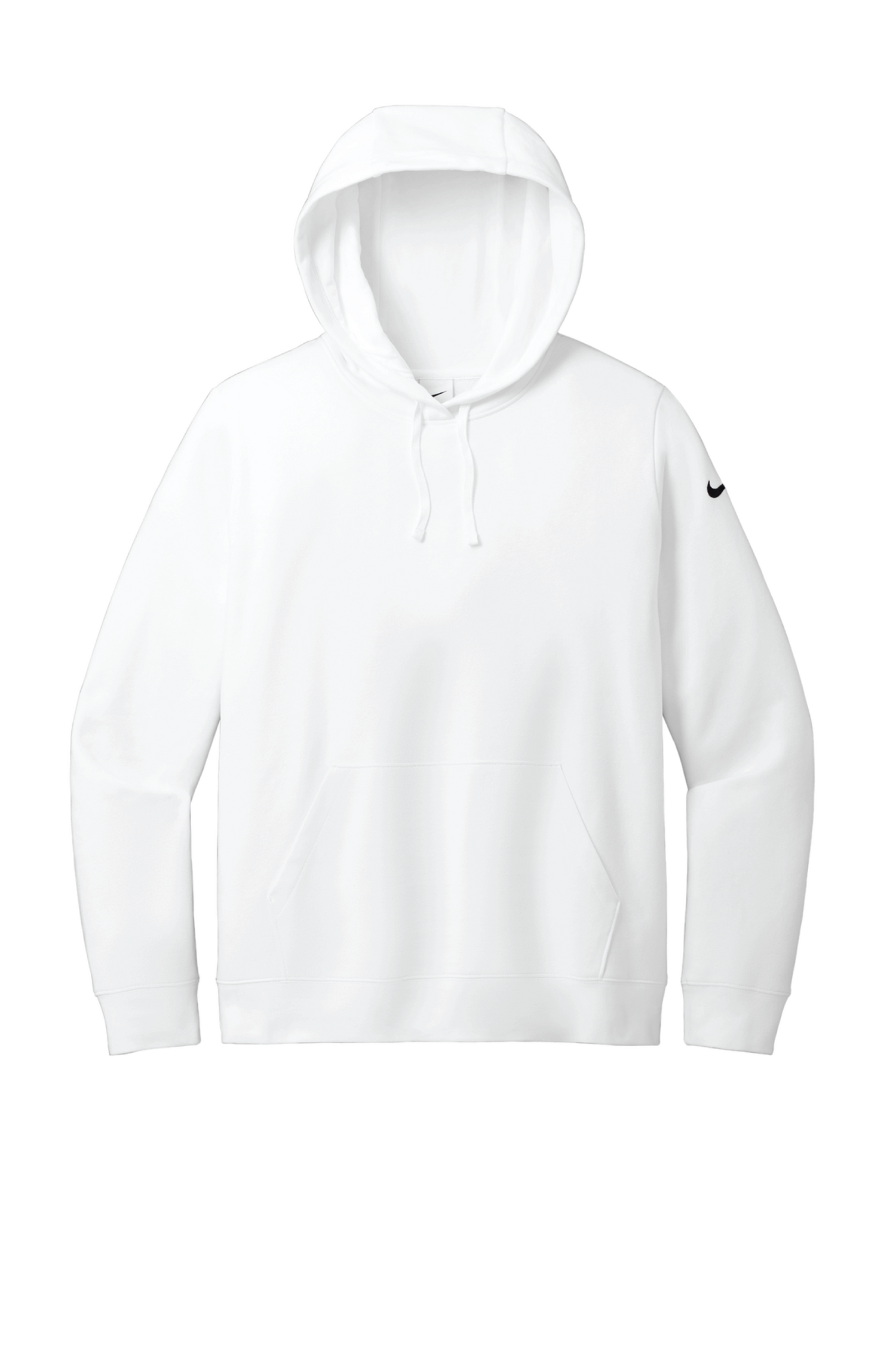 Nike Ladies Club Fleece Sleeve Swoosh Pullover Hoodie