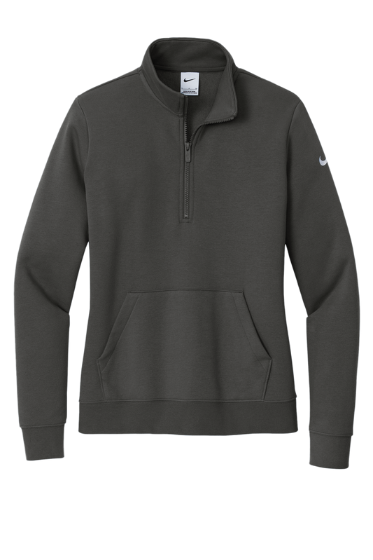 Nike Ladies Club Fleece Sleeve Swoosh 1/2-Zip