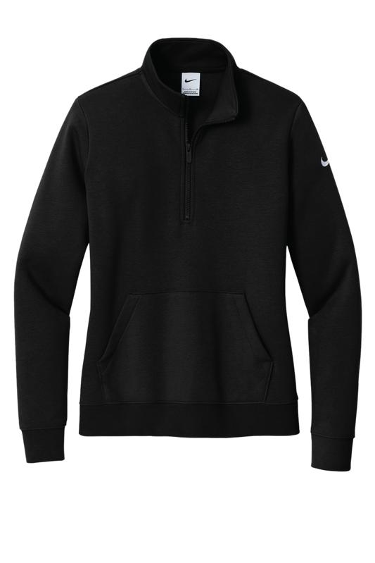 Nike Ladies Club Fleece Sleeve Swoosh 1/2-Zip
