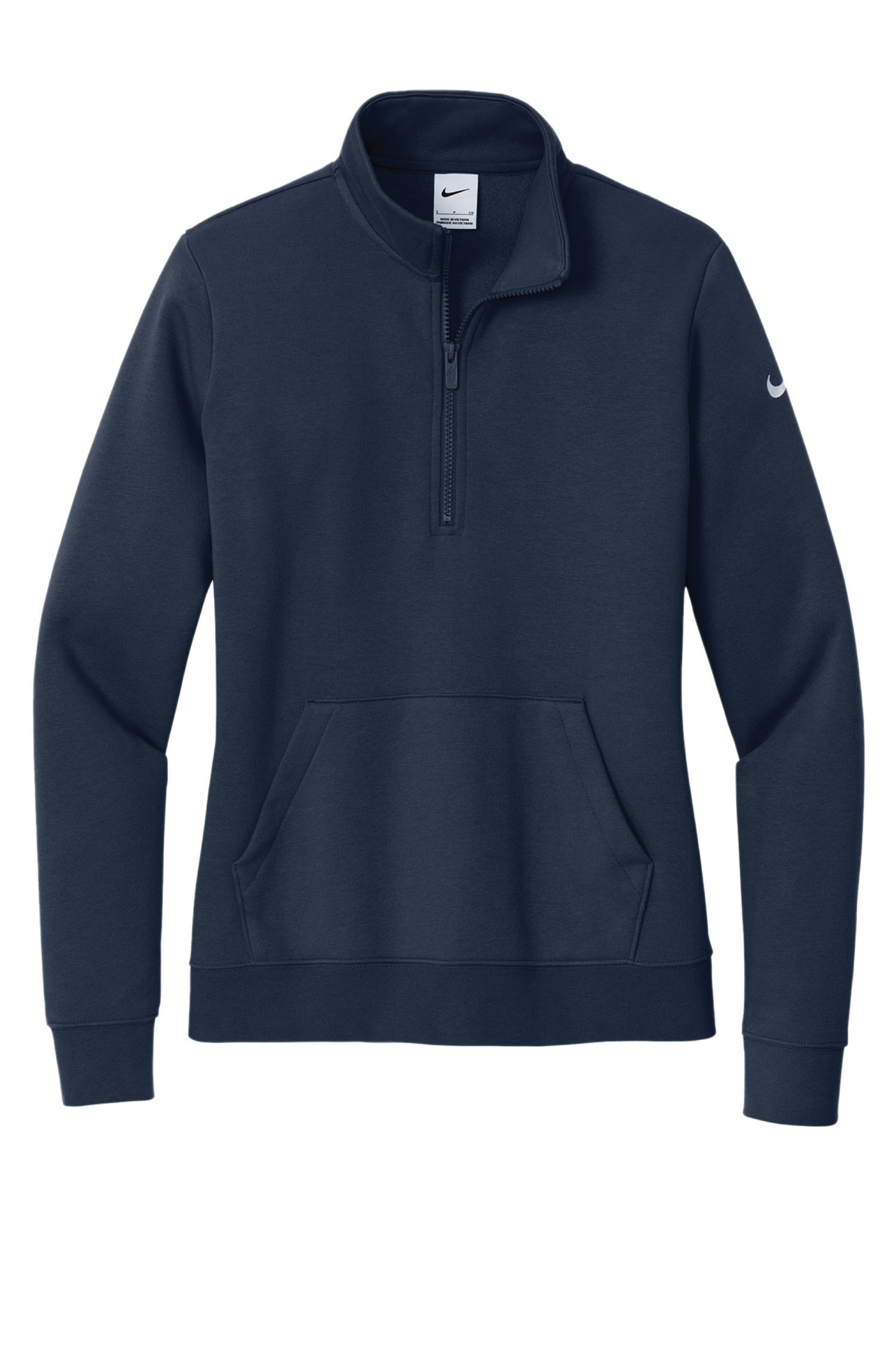 Nike Ladies Club Fleece Sleeve Swoosh 1/2-Zip