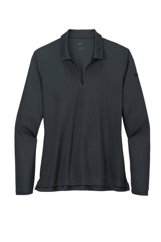 Nike Ladies Dri-FIT Micro Pique 2.0 Long Sleeve Polo